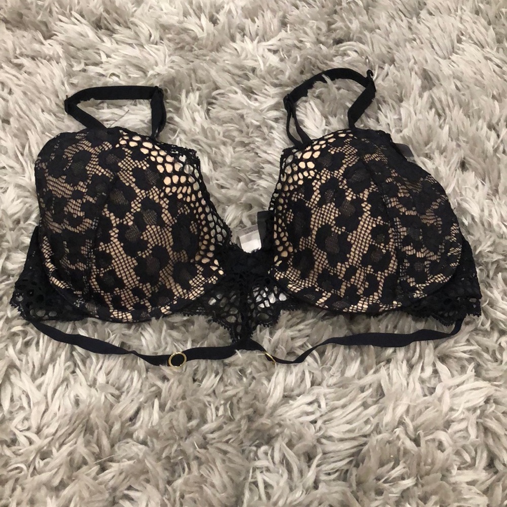 LLa Senza black and khaki bra (size 32D)